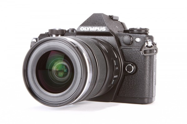 Olympus OM-D E-M5 Mark II Review - front angled