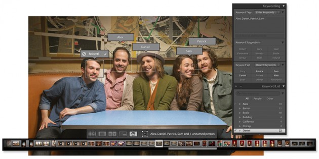 Adobe Lightroom 6 - Facial Recognition