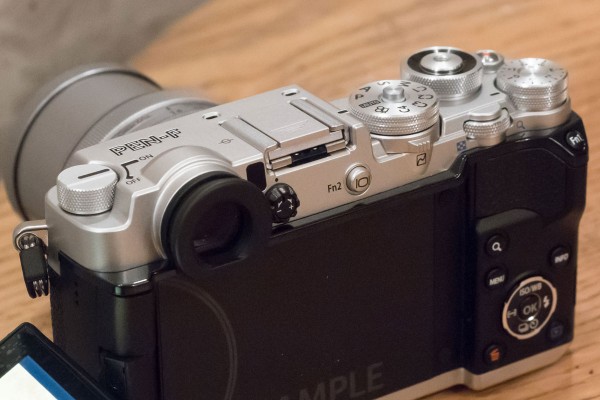 The 2.36-million-dot EVF is a first for Olympus's PEN series