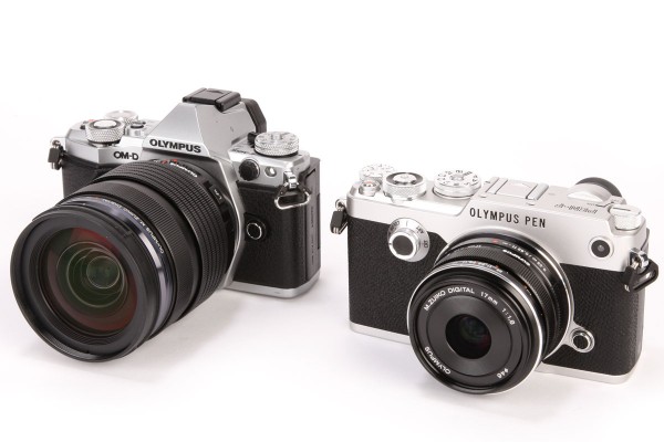The PEN-F sits alongside the SLR-like OM-D E-M5 II in Olympus's range