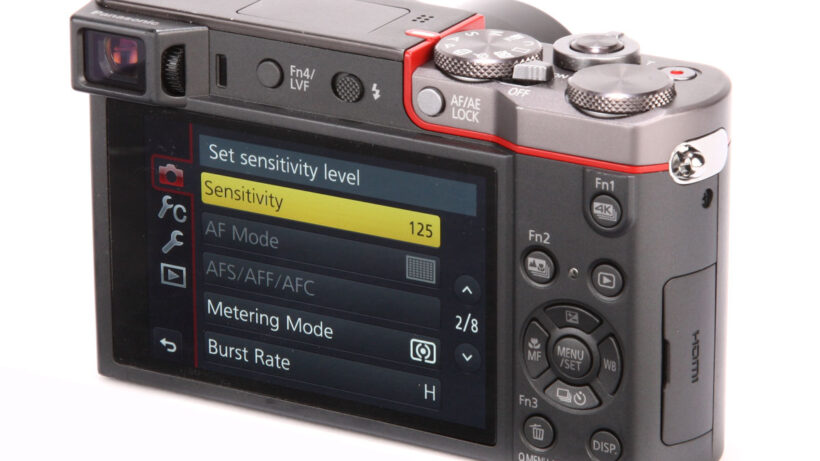 Panasonic TZ100 menus
