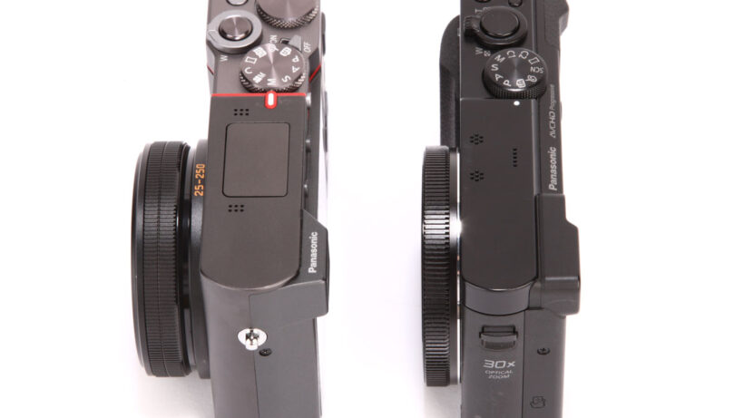 Panasonic TZ100 vs TZ70 thickness