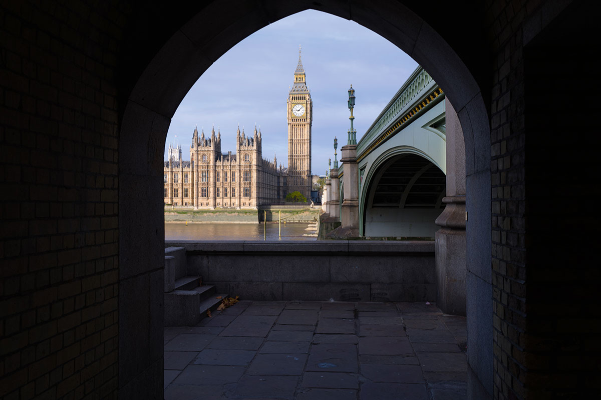 Default processing: In this shot, exposing to retain highlight details gives blocked-up shadows