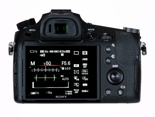 Sony Cyber-shot RX10 III back