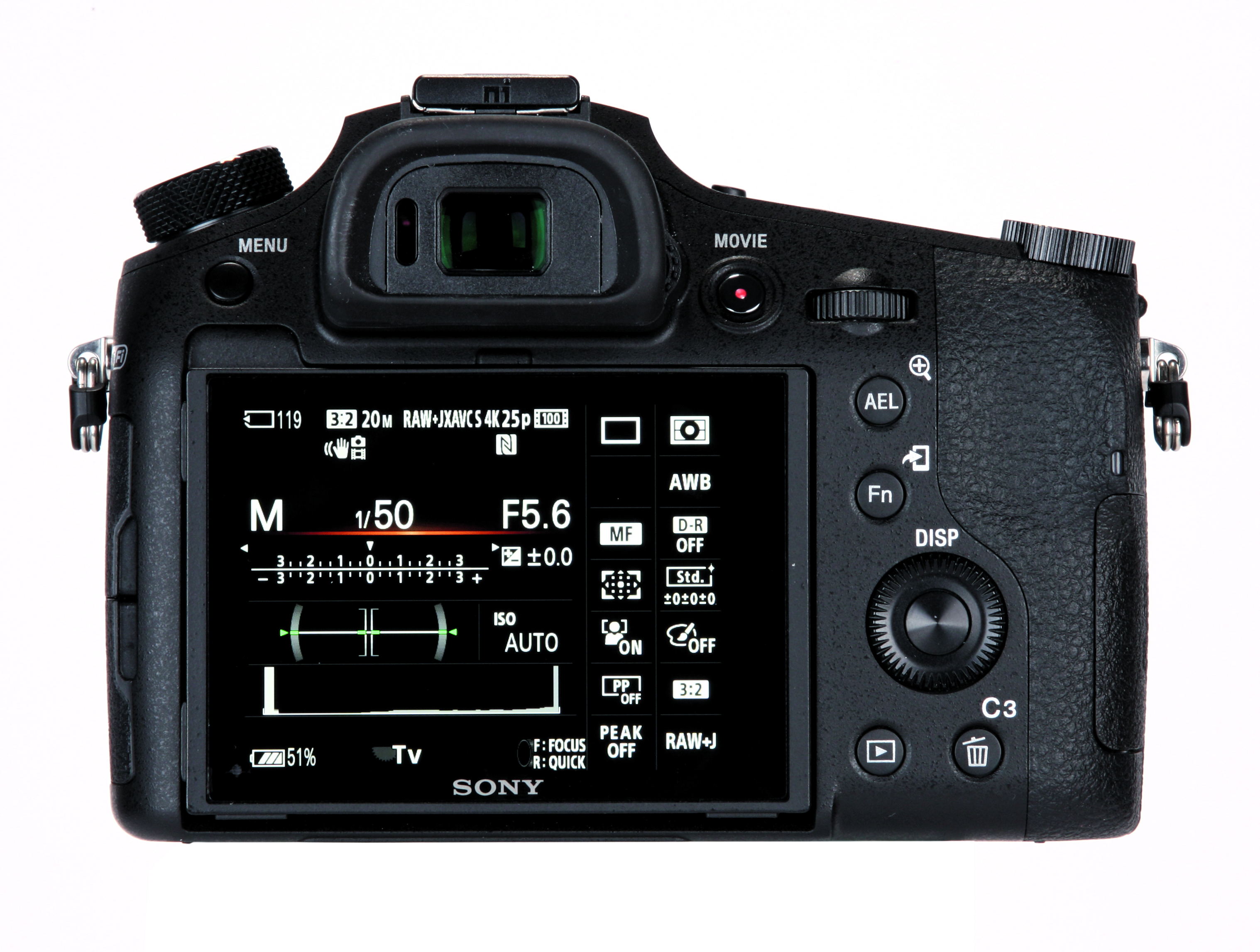 Sony Cyber-shot RX10 III back