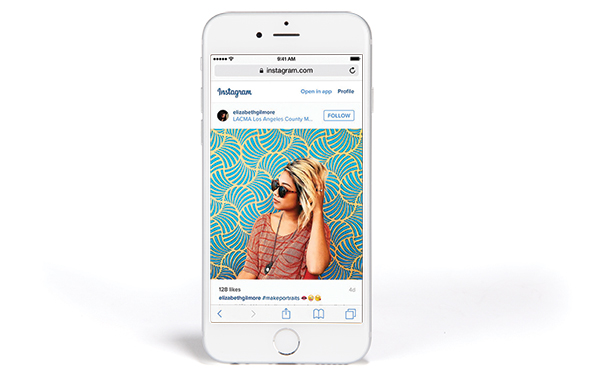 Instagram allows you to show off your work to other users