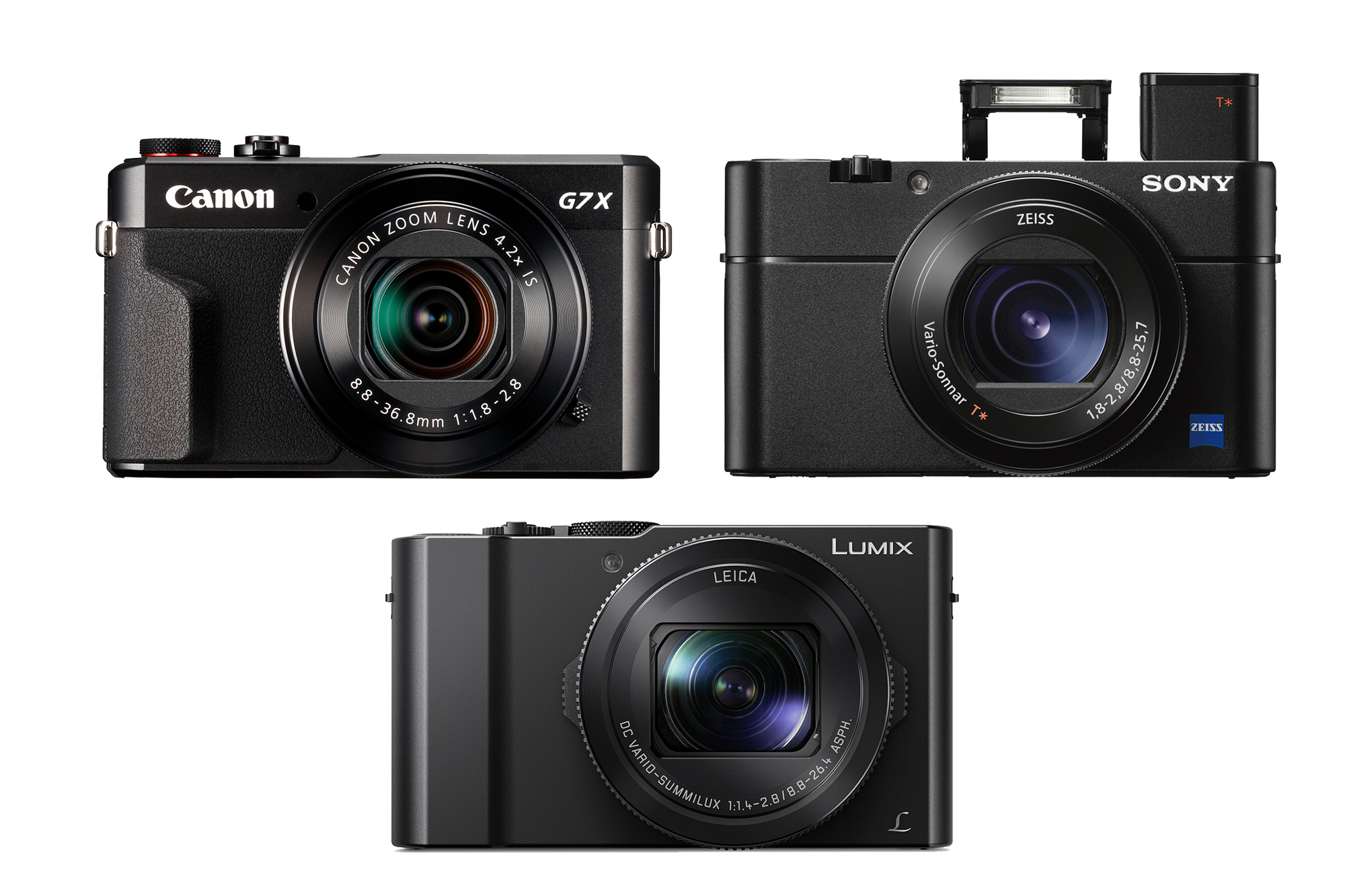 デジカメSONY OLYMPUS FUJI Panasonic Canon 他 Panasonic LX15 vs Sony RX100 V vs Canon G7X II - What Digital Camera