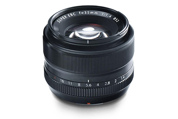 The Fujinon XF 35mm is petite