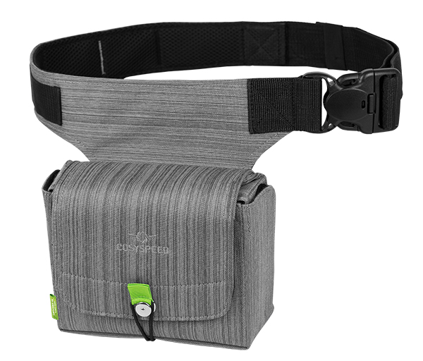 Cosyspeed bags are worn around the waist