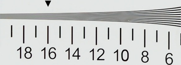 Olympus Pen-F resolution, JPEG ISO 80
