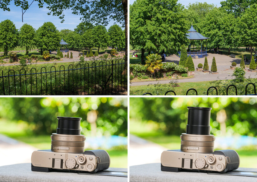 Panasonic Lumix DC-L10 Zoom comparison Damien Demolder