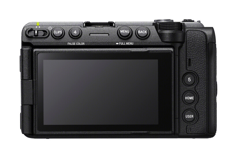 Sony FX5 rear screen