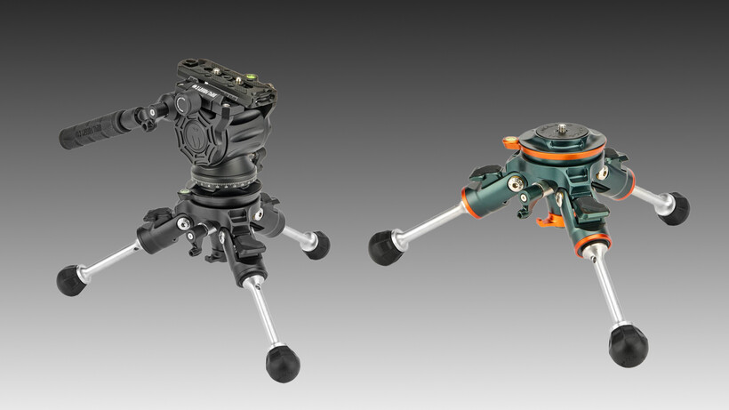 3 Legged Thing introduces Wes and Ridley base levelling travel and studio tripods