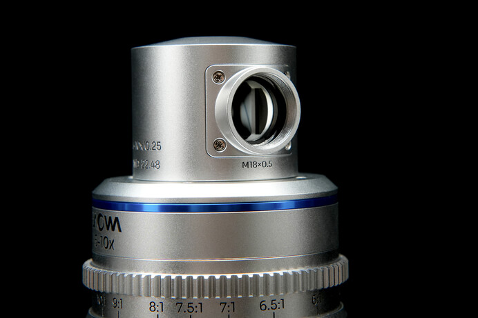 Laowa Aksen Ultra Macro lens coaxial unit