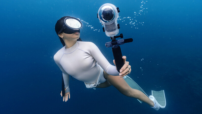 Insta360 X6 Diving