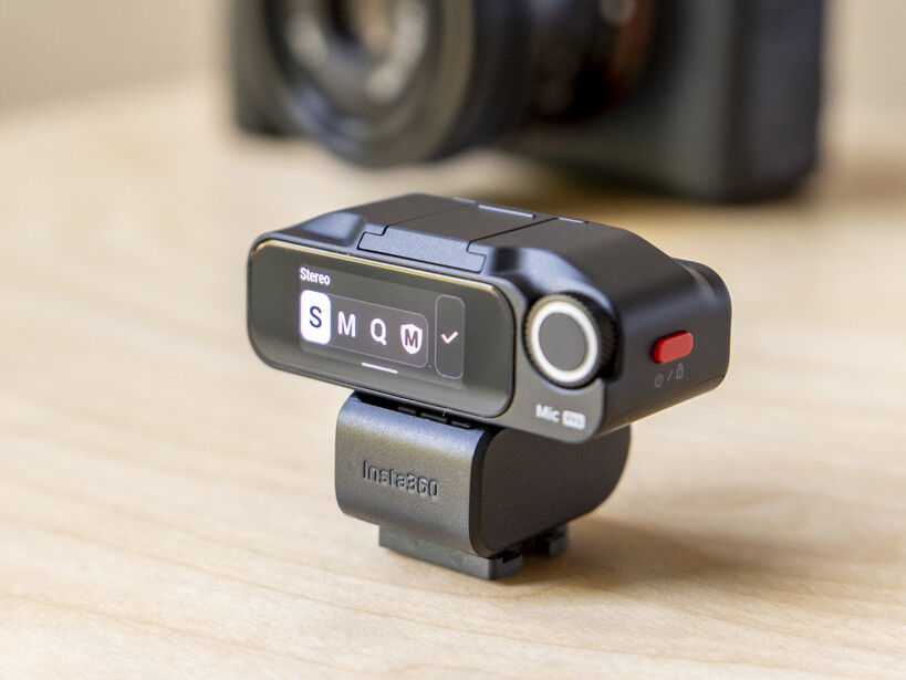 Insta360 mic Pro camera adapter