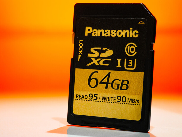 SD card read/write speeds
