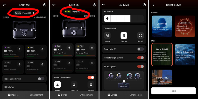 Hollyland HollyAudio app Lark M3