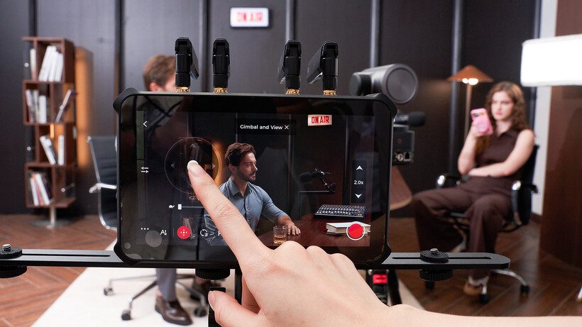Obsbot Talent 2 production switcher monitor