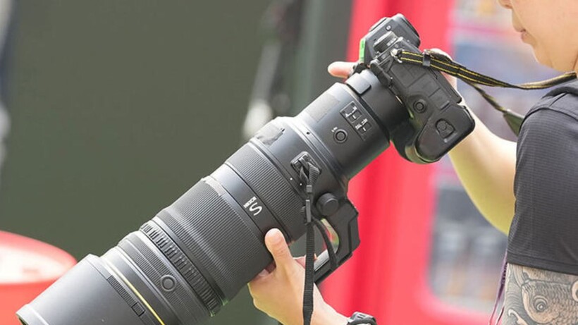 Nikon’s upcoming 120-300mm f/2.8 lens spotted at F1 ahead of rumoured launch