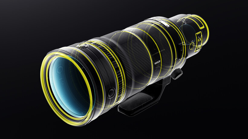 £14,000 Nikkor sports zoom with f/2.8 constant aperture and built-in 1.4x converter offers focal lengths from 120mm to 630mm