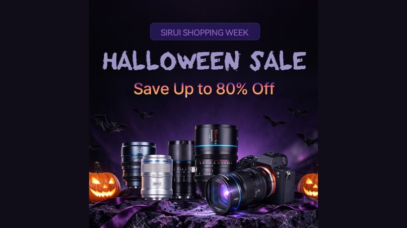 Sirui's pioneering anamorphic lenses drop to £199 in Halloween sale